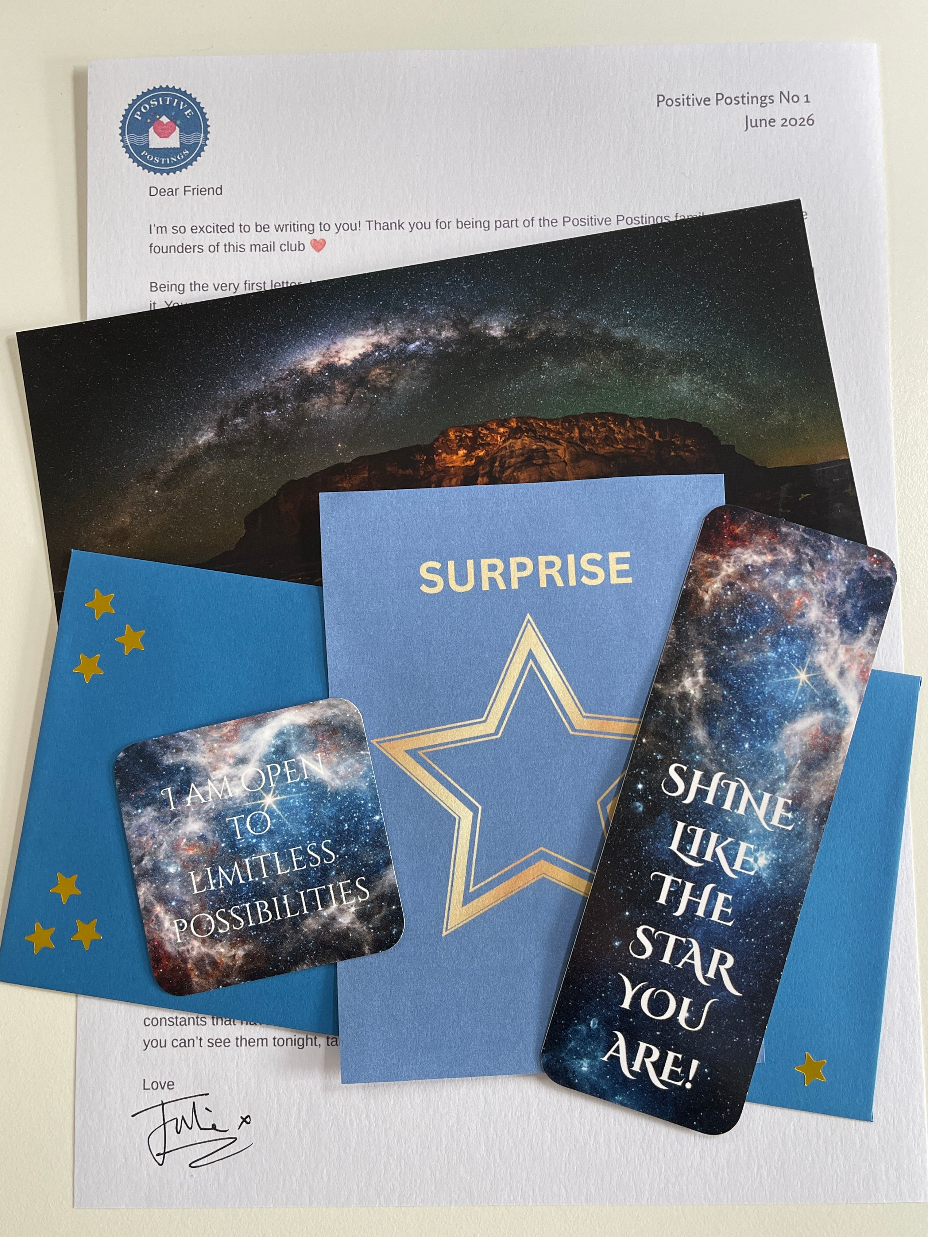 Positive Postings Monthly Mail Club