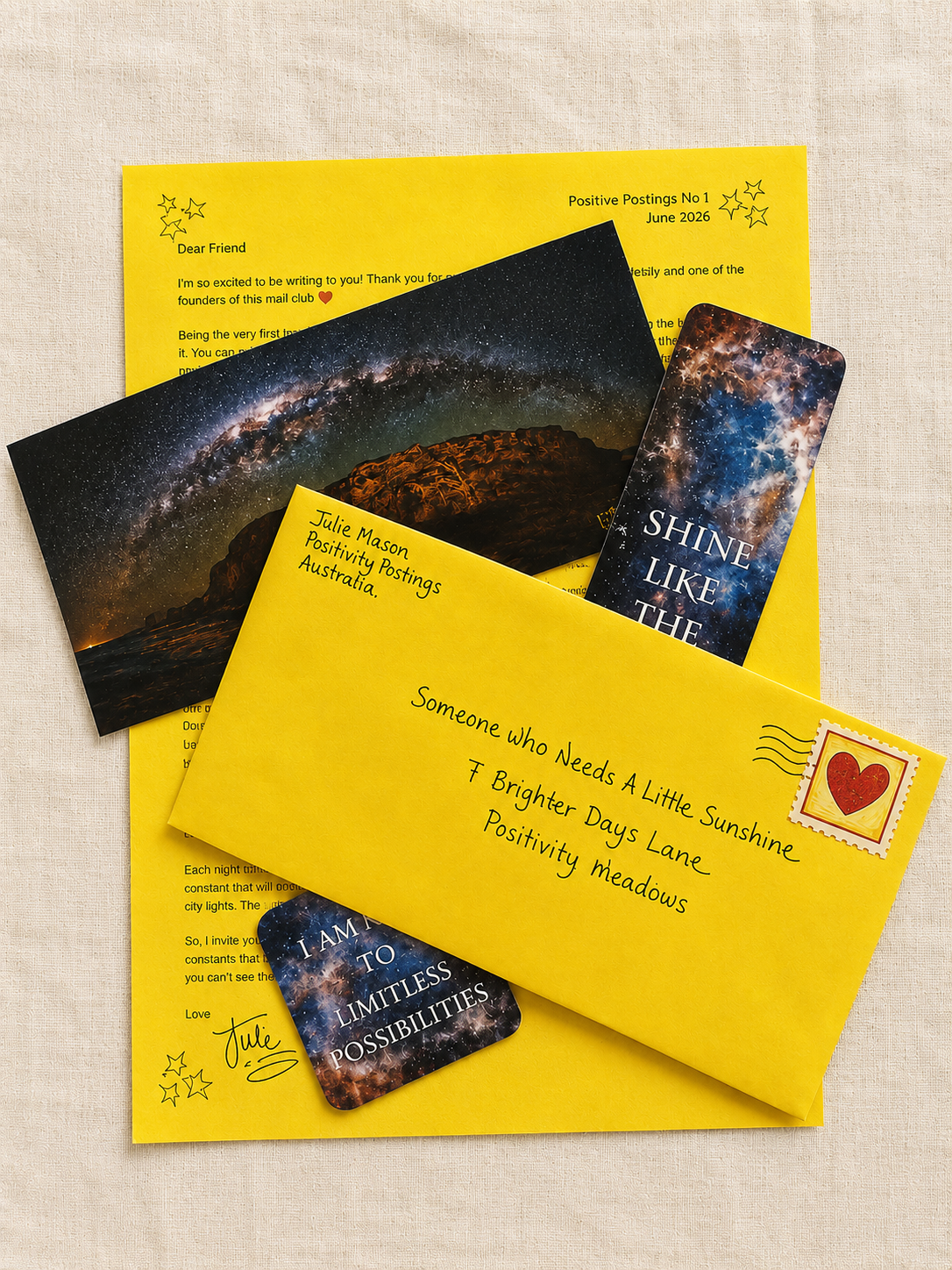 Positive Postings Monthly Mail Club